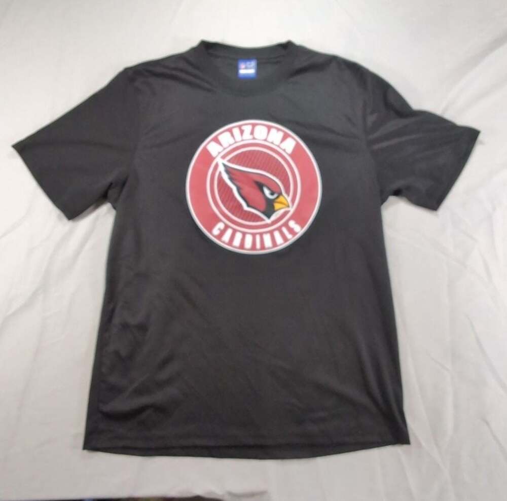 Arizona Cardinals Black Performance Graphic T-Shirt Men's Size L